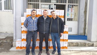 100 ADET GIDA KOLİSİ DEPREM BÖLGESİNE ULAŞTIRILDI