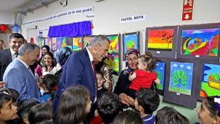 ÖĞRENCİLERE SÜT DAĞITILDI