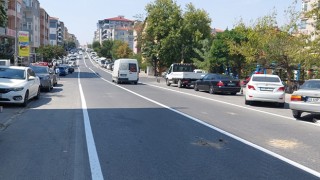 ÇERKEZKÖY’DE ŞEHİR İÇİ YOL ÇİZGİLERİ YENİLENİYOR