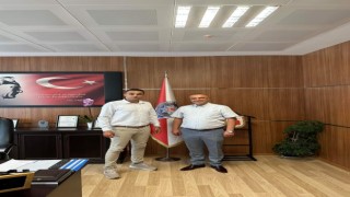 KOÇAK'TAN KAPAKLI İLÇE EMNİYET MÜDÜRÜ AKSOY'A ZİYARET