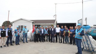 KAPAKLI’DA ÇEKÇEKÇİLERE KİMLİK VE YELEKLERİ TESLİM EDİLDİ