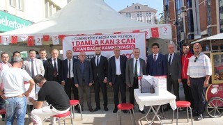 CUMHURİYET’İN 100’ÜNCÜ YILINDA HEDEF 100 ÜNİTE KAN