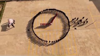 KAPAKLILI ÖĞRENCİLERDEN 10 KASIM KAREOGRAFİSİ