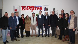 ÖZGÜR SÖNMEZ VE EKİBİNDEN EKSPRES'E ZİYARET