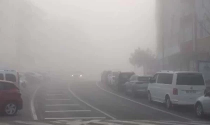 ÇERKEZKÖY’DE YOĞUN SİS