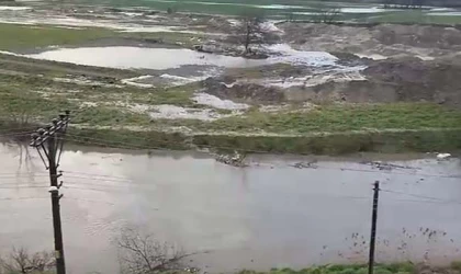 ÇORLU DERESİ’NİN DEBİSİ YÜKSELDİ