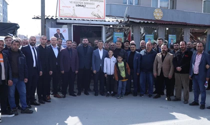 BAŞKAN ÇETİN, HEMŞERİ DERNEKLERİYLE BİR ARAYA GELDİ