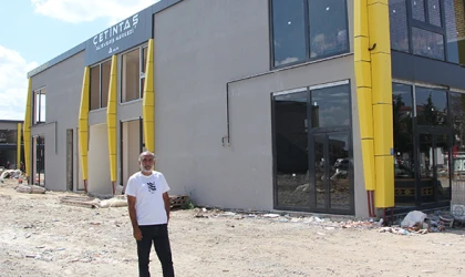 ÇETİNTAŞ TİCARET MERKEZİ’NDE SON RÖTUŞLAR