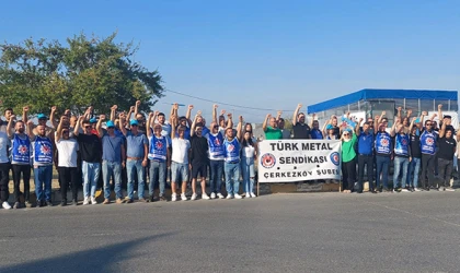 METAL İŞÇİLERİNİN EYLEMİ SÜRÜYOR