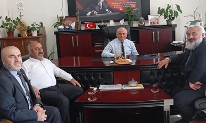 SAADET PARTİSİ’NDEN İLÇE MİLLİ EĞİTİM MÜDÜRLÜĞÜNE ZİYARET