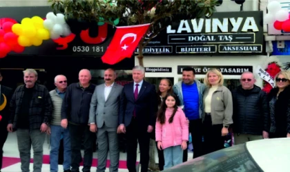 LAVİNYA DOĞAL TAŞ İŞLETMESİ AÇILDI