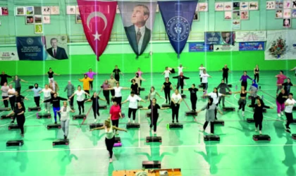 Çerkezköy'de "Çocuklar Okula Anneler Spora" Projesine Yoğun İlgi