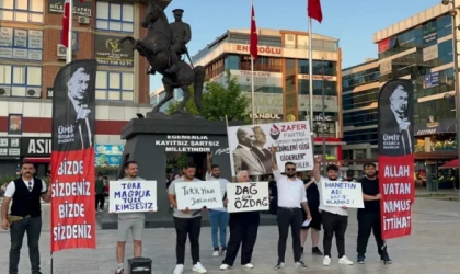 “BUGÜN REHİN ALINAN BİR LİDERDİR, YARIN SUSTURULMAK İSTENEN TÜRK MİLLETİNİN KENDİSİDİR”