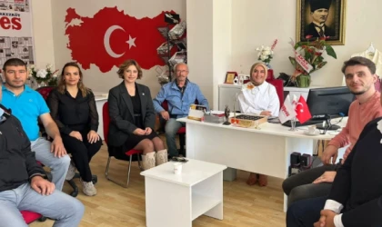 İYİ PARTİ ÇERKEZKÖY YÖNETİMİNDEN EKSPRES’E ZİYARET