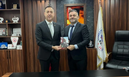 TEKİRDAĞ BAROSU BAŞKANI GÜRCÜN’DEN ÇERKEZKÖY ESNAF VE MESLEK ODALARINA ZİYARET