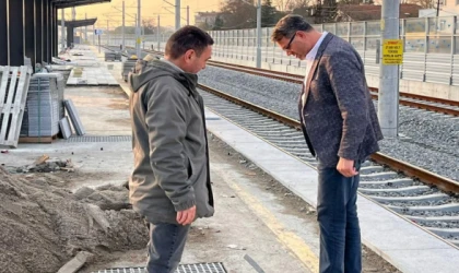 AZBAY HIZLI TREN ÇALIŞMALARINI İNCELEDİ