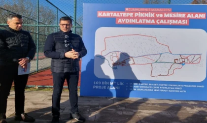 KARTALTEPE PİKNİK ALANI’NA KAPSAMLI AYDINLATMA DÜZENLEMESİ