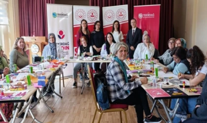 TEKİRDAĞLI KADINLAR SANATLA “GÜVEN HARİTASI” ÇIKARDI