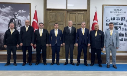 YILMAZ ARAT’TAN ÇERKEZKÖY VE KAPAKLI KAYMAKAMLARINA VE KAMU KURUMLARINA ZİYARET