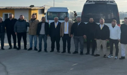 ARAT’TAN KARAAĞAÇ S.S. 35 NO’LU MİNİBÜSÇÜLER VE MOTORLU TAŞIYICILAR KOOPERATİFİ’NE ZİYARET