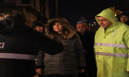 ÇORLU’DA ÇÖKME SONRASI GECE YARISI YOĞUN MESAİ