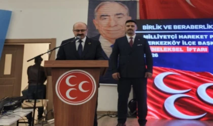 MHP ÇERKEZKÖY TEŞKİLATI’NIN İFTAR PROGRAMINA YOĞUN KATILIM