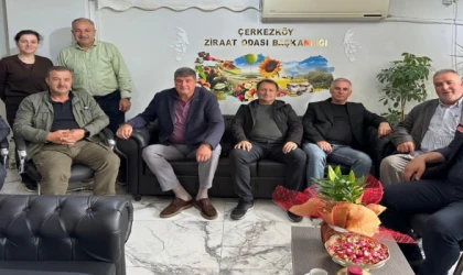 ÇOLAKOĞLU’NA KURUM VE STK’LARDAN ÇİFTÇİLER GÜNÜ ZİYARETİ