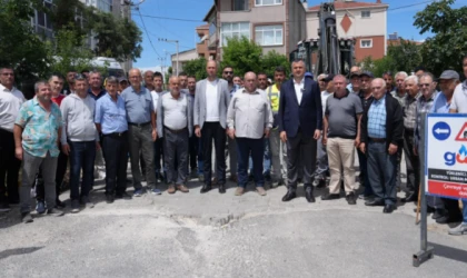 SARAY ÇUKURYURT MAHALLESİ'NDE DOĞAL GAZ SEVİNCİ