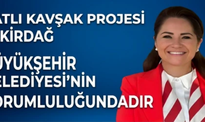 ERGENE BELEDİYE BAŞKANI MÜGE YILDIZ TOPAK: "KATLI KAVŞAK PROJESİ TEKİRDAĞ BÜYÜKŞEHİR BELEDİYESİ’NİN SORUMLULUĞUNDADIR"