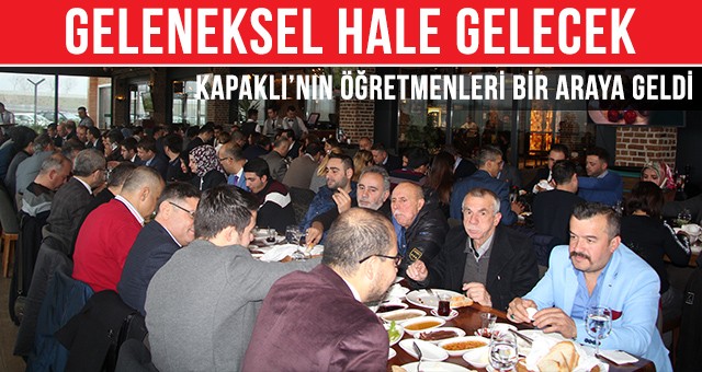 KAPAKLI’NIN ÖĞRETMENLERİ KAHVALTIDA BULUŞTU