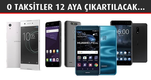 CEP TELEFONU TAKSİT SAYISINDA DÜZENLEME