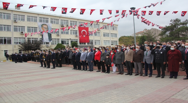 29 EKİM CUMHURİYET BAYRAMI ÇELENK SUNMA TÖRENİ YAPILDI