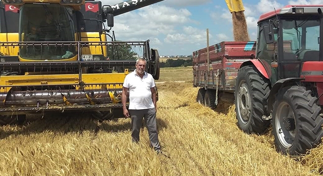 ÇERKEZKÖY’DE BUĞDAY HASADI BAŞLADI