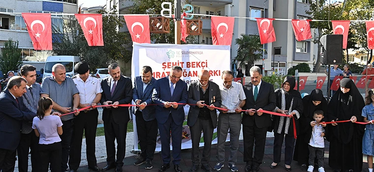 ŞEHİT BEKÇİ FIRAT DOĞAN PARKI TÖRENLE AÇILDI