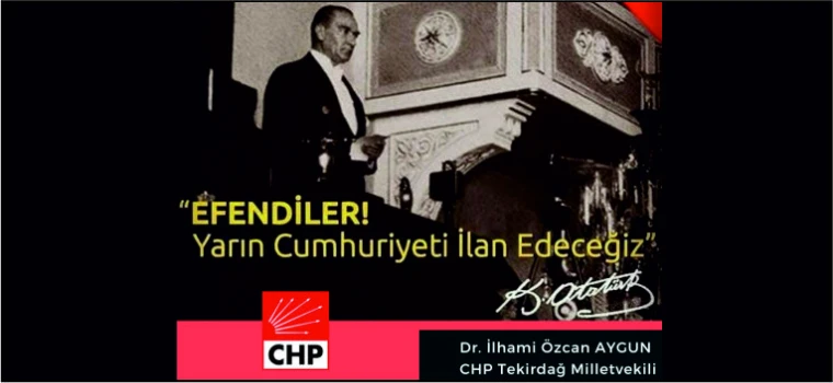 CHP TEKİRDAĞ MİLLETVEKİLİ DR. İLHAMİ ÖZCAN AYGÜN'ÜN BAYRAM MESAJI