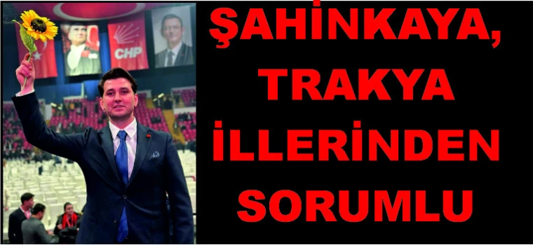 AYTEKİN ŞAHİNKAYA ,CHP GENÇLİK KOLLARI GENEL BAŞKAN YARDIMCISI OLDU