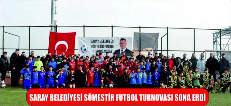 SARAY BELEDİYESİ SÖMESTİR FUTBOL TURNUVASINDA BÜYÜKYONCALI SPOR ŞAMPİYON OLDU