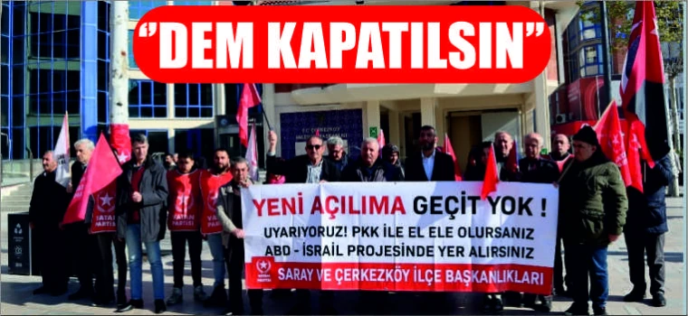 Vatan Partisi’nden "Yeni Açılım"a Karşı Sert Tepki: "Türkiye’yi Böldürtmeyeceğiz!"