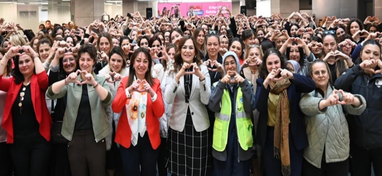 CANDAN BAŞKAN, KADIN ÇALIŞANLARIN 8 MART DÜNYA KADINLAR GÜNÜNÜ KUTLADI