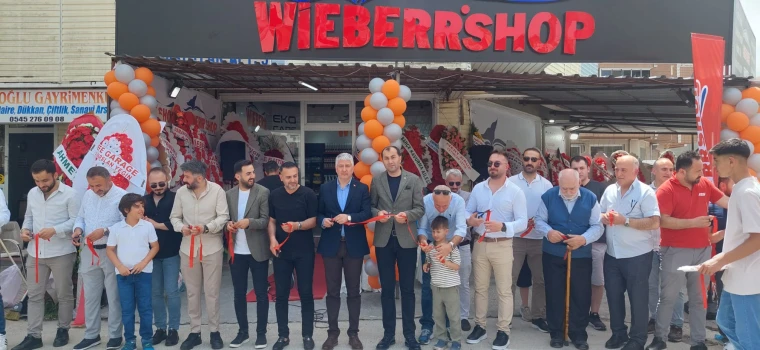 WİEBERRSHOP’UN ÇERKEZKÖY’DE 24. ŞUBESİ AÇILDI