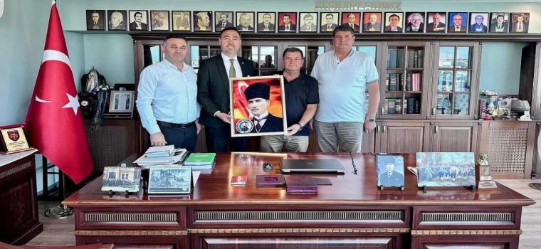 AS, ÇOLAKOĞLU VE ZÜMBÜL’DEN TEKİRDAĞ BAROSU BAŞKANI GÜRCÜN’E ZİYARET