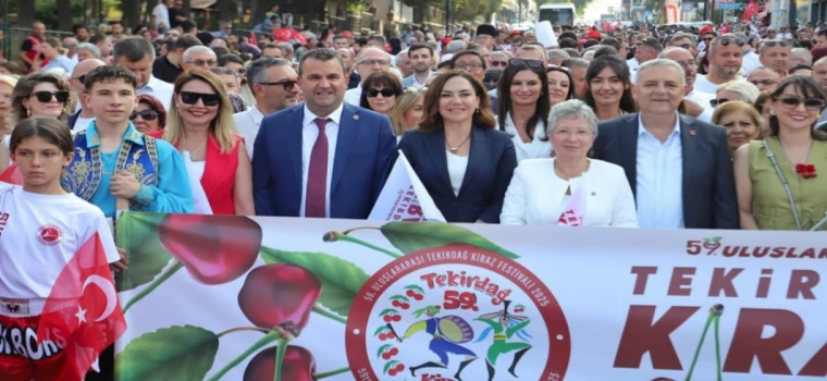 CANDAN BAŞKAN 59. KİRAZ FESTİVALİ'NİN AÇILIŞINA KATILDI
