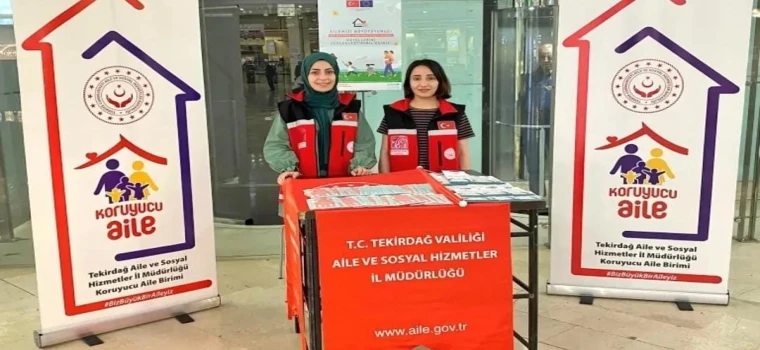 KORUYUCU AİLE GÜNÜ’NDE AVM’LERDE TANITIM STANDI AÇILDI