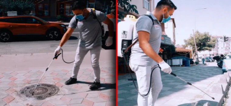 ÇERKEZKÖY BELEDİYESİ İLAÇLAMA ÇALIŞMALARINI SÜRDÜRÜYOR