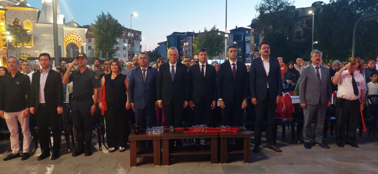 ÇERKEZKÖY’DE 15 TEMMUZ’UN KAHRAMANLARI ANILDI