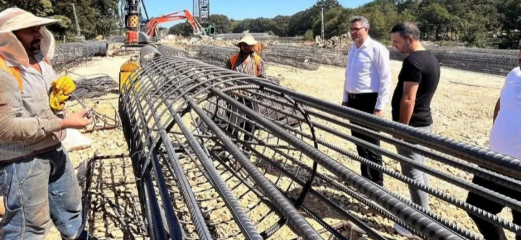 AK PARTİ ÇERKEZKÖY İLÇE BAŞKANI AZBAY İLÇE YÖNETİMİ İLE HIZLI TREN HATTINI İNCELEDİ