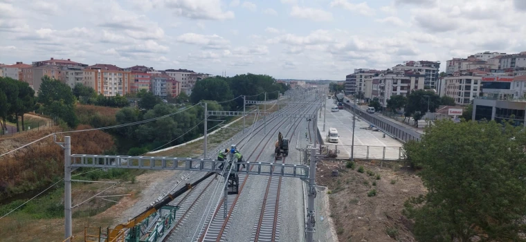 HIZLI TREN ENERJİ HAT ÇALIŞMALARI HIZLA DEVAM EDİYOR