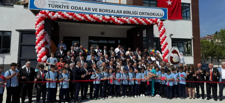 TOBB, ÇORLU VE KAPAKLI’DA OKUL AÇTI