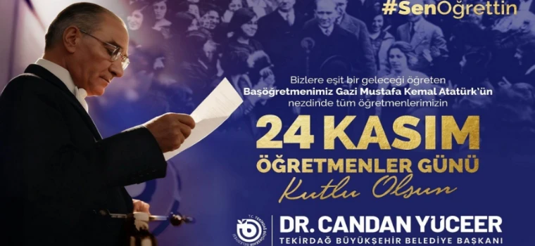 24 KASIM’DA TEKİRDAĞ’IN KALBİ ATATÜRK İÇİN ATTI