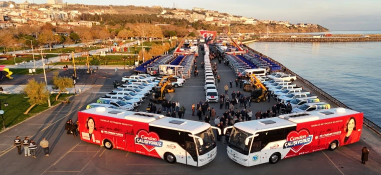 TEKİRDAĞ BÜYÜKŞEHİR BELEDİYESİ 423 ARAÇ SATIN ALDI